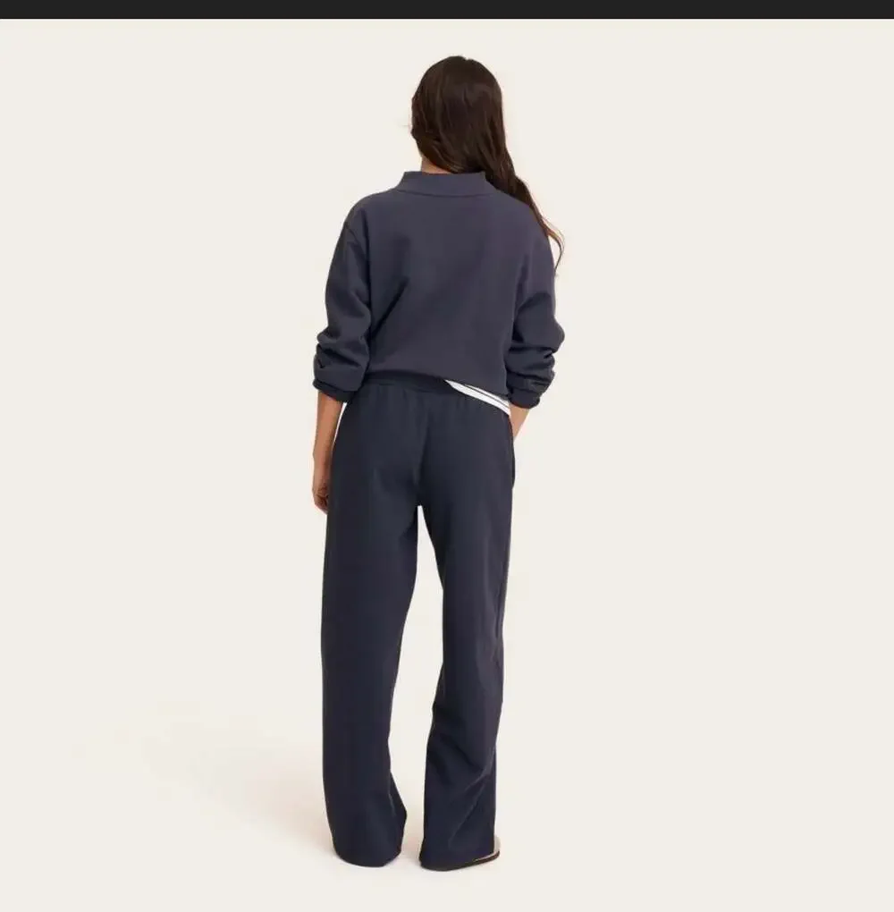 Parke x Target Women’s High Rise Boxer Sweatpants in Navy NWT - Picture 2 of 9